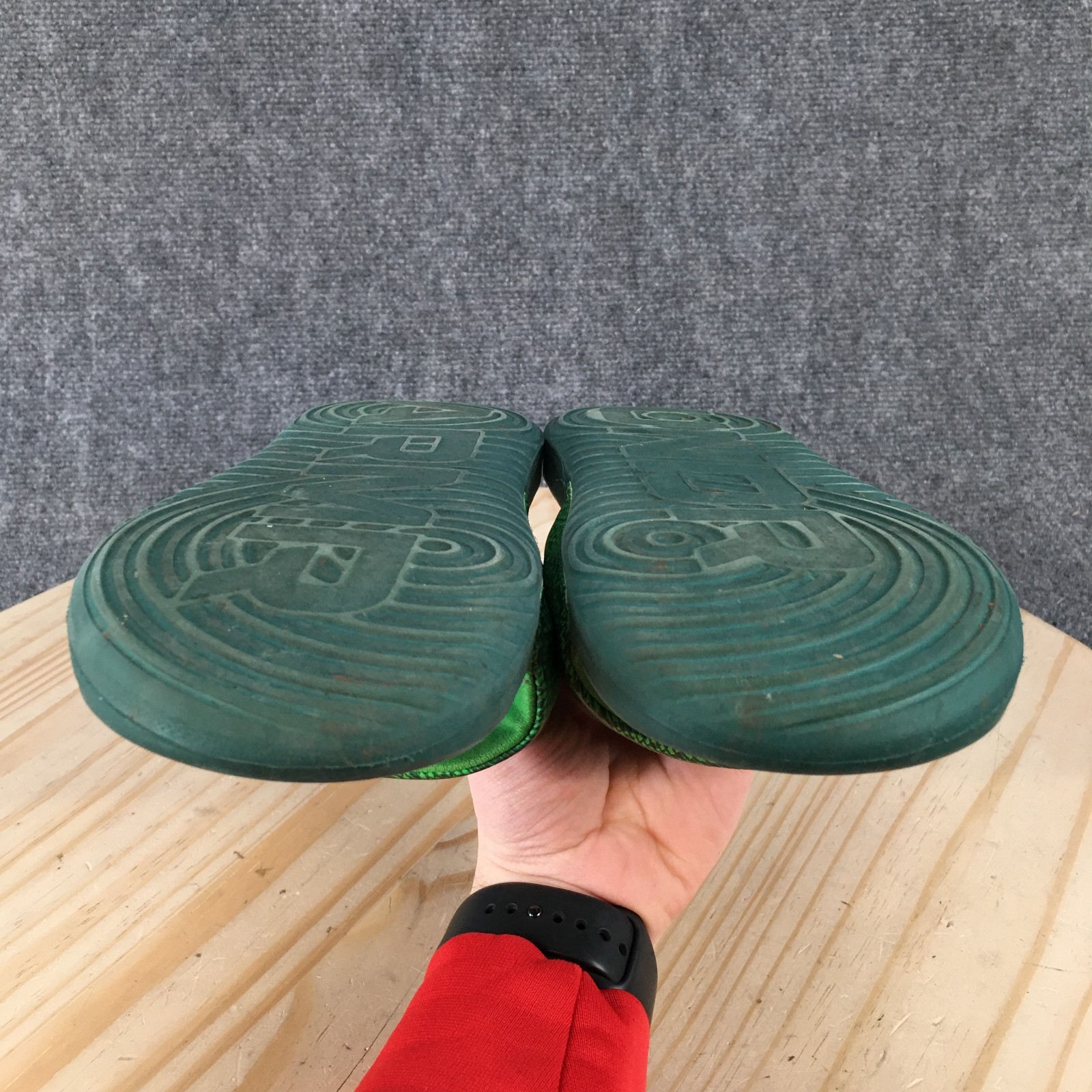 Under Armour UA Ansa Graphic Sandals Mens 8 Slide Slip On Comfort Low Top Green thumbnail 15