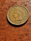 1907 Indian Head Copper Cent, full liberty, Philadelphia     inv03    p112