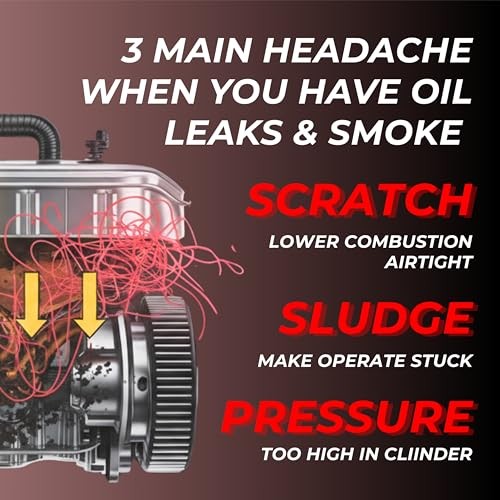Engine Oil Stop Leak (1oz) Engine Treatment, Stop Leaks and Stop Smoke without 