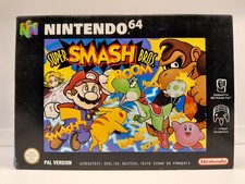 Thumbnail of ebay&reg; auction 188494444131 | Super Smash Bros. | Nintendo 64 N64, UK PAL | Originalverpackt & Komplett, Top Box