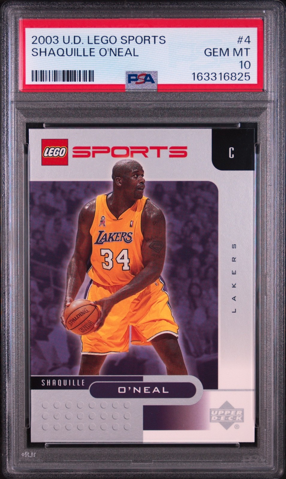2003 Upper Deck Lego Sports #4 Shaquille O'Neal PSA 10! POP 13!