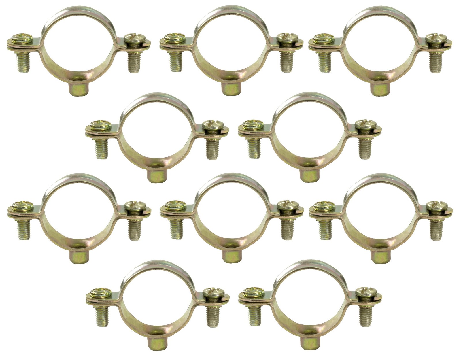 Colliers de fixation murale Ø25 pour alignement parfait des tuyaux de plomberie