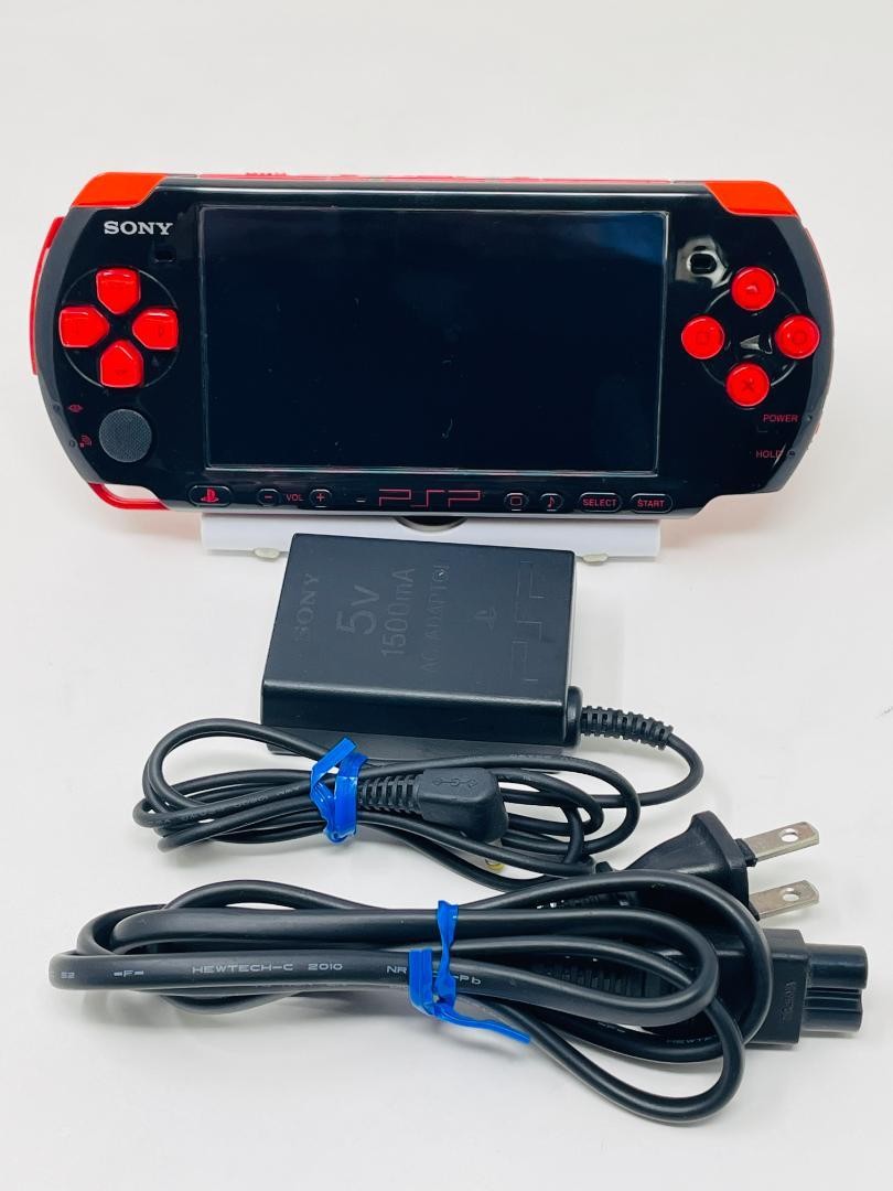 Sony PlayStation Portable PSP 3000 Black/Red Value Pack PSPJ