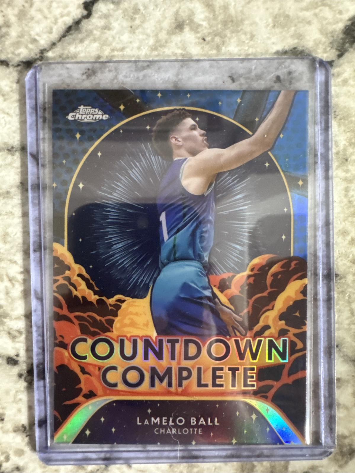 2024-25 Topps Chrome Basketball LAMELO BALL Countdown Complete BLUE #CC-2