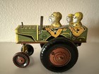 Vintage Marx Toys USA Tin Litho Wind Up Jumpin Jeep With Original Box — photo 3