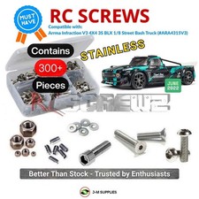 RCScrewZ Stainless Screw Kit ara048 for Arrma Infraction V3 3S ARA4315V3  KIT