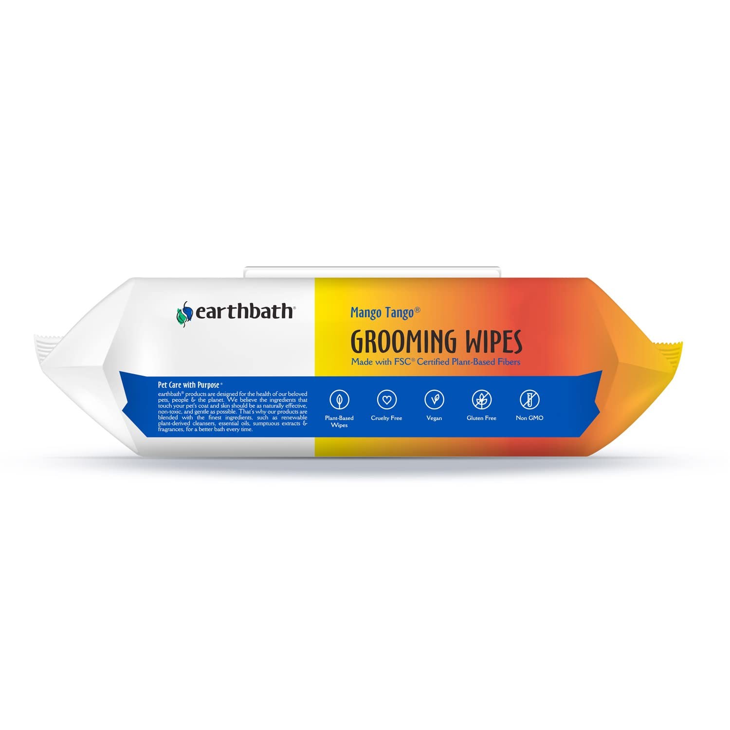 Earthbath Mango Tango Grooming Wipes 100 Count