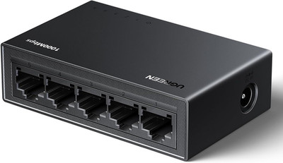 UGREEN LAN Switch 5-Port Netzwerk Switch Gigabit Switch Automatische Geschwindig