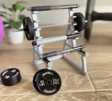 Squat Rack Pen Holder Desk Toy Mini Cute Boxed Gift Idea Brand New