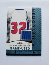 2024 Leaf In The Game Used Sports Basketball Jersey Richard Hamilton - Pistons 