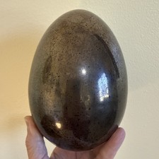 6  Metallic Ceramic Egg Speckled Black Copper...