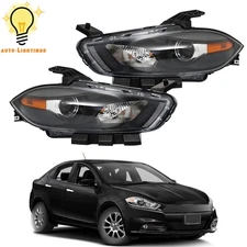 For Dodge Dart Headlights 2013 2014 2015 2016 Halogen Headlamps Right&Left Side
