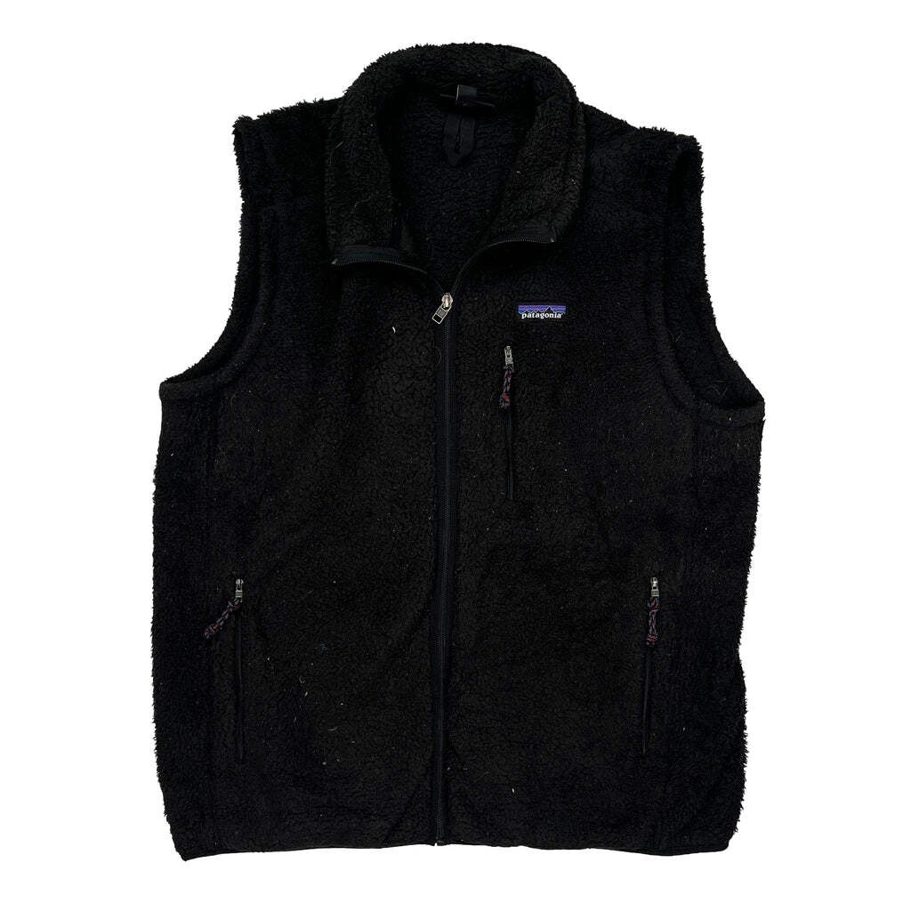 Patagonia Fleece Vest - Large Black Polyester