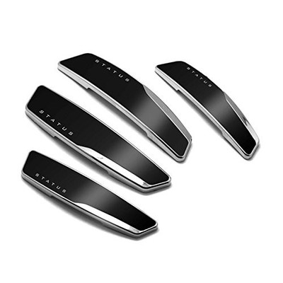 4 Pcs  High Glossy Slim Door Edge Guards Bumper Protector Trim Guard Sticker 