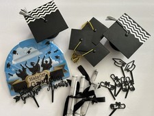 Graduation Party / Cake Decorations Supplies Bundle Table Cake Decor