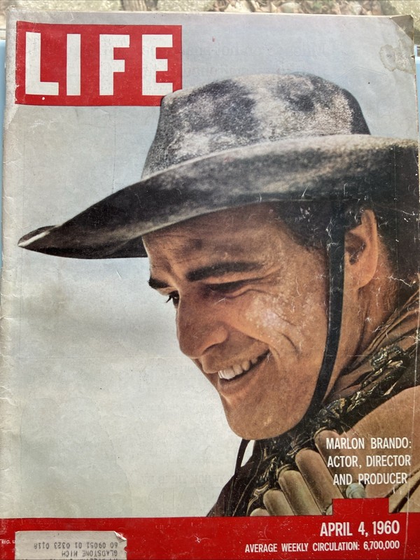 LIFE Magazine April 4 1960 -Marlon Brando Actor, Director and Producer 