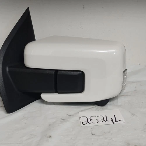 2021-2025 Ford F150 F-150 Driver Left Door Mirror CAMERA Power Fold STAR White