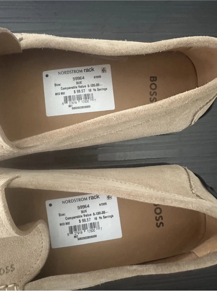 Mocassim Hugo Boss masculino marrom tamanho 9 Reino Unido (tamanho 10 EUA) - Imagem 3 de 3