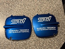 Oe Genuine Jdm Subaru Impreza Wrx Sti Gc8 Gf8 Fog Light Covers Blue