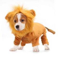 Rypet Dog Lion Costume Pet XL  Neck: 14.2"/36cm, Back:14.6''/37cm  ,