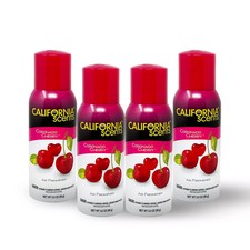 California Scents Air Freshener Spray 3.5oz, Coronado Cherry Scent, 4 Packs