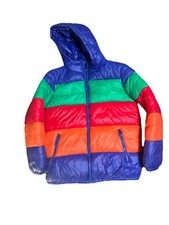 United colors of Benetton puffer jacket rainbow 2xl 11-12 Years Youth Ski Coat