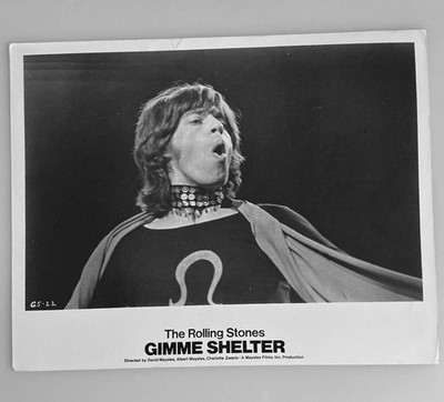 Rolling Stones Gimme Shelter Mick Jagger Orig 1970 8x10 Photo | eBay