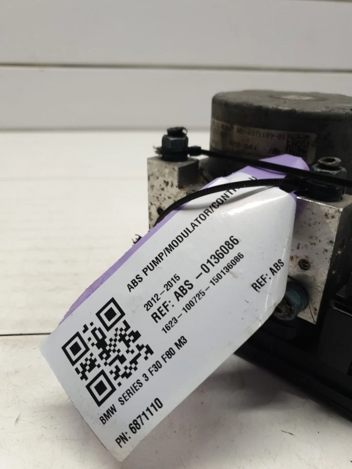 BMW SERIE 3 F30 F80 M3 2012-2015 BOMBA ABS/modulador/unidad de control 6871110 Foto 3 de 4