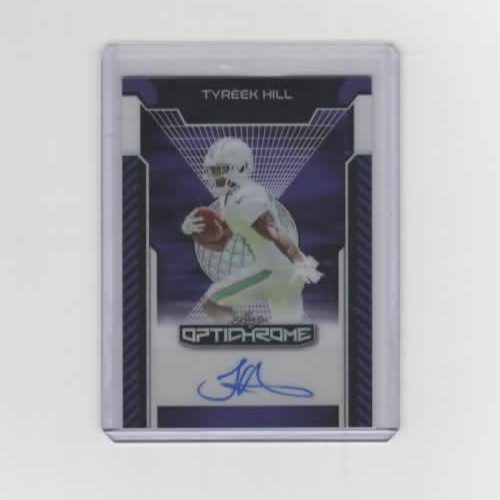 2025 LEAF OPTICHROME TYREEK HILL AUTO 1/1 MIAMI DOLPHINS BA-TH2