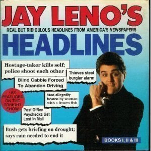 Jay Leno's Headlines Hardcover Jay Leno | eBay