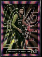 2019-20 Donruss #2 Karl-Anthony Towns Complete Players Holo Purple Laser #/15