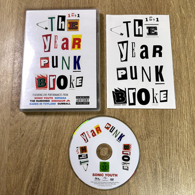 Sonic Youth Nirvana 1991 The Year that Punk Broke DVD Ramones Dinosaur Jr Babes