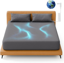 Grounding Fitted Sheets Full Size, Grounding Sheets Full with 10 Silver Fiber