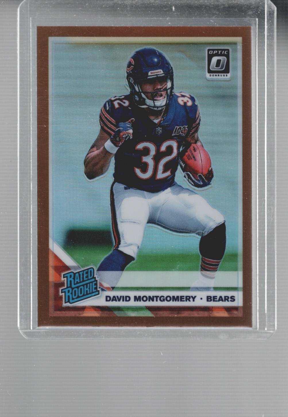 2019 Donruss Optic #161 David Montgomery Bronze