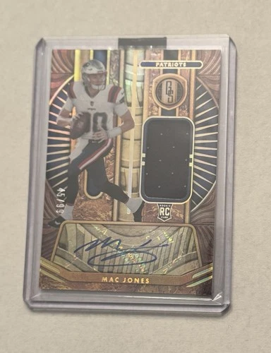 2021 Panini Gold Standard Mac Jones RC RPA Rookie Patch Auto # /99 Patriots