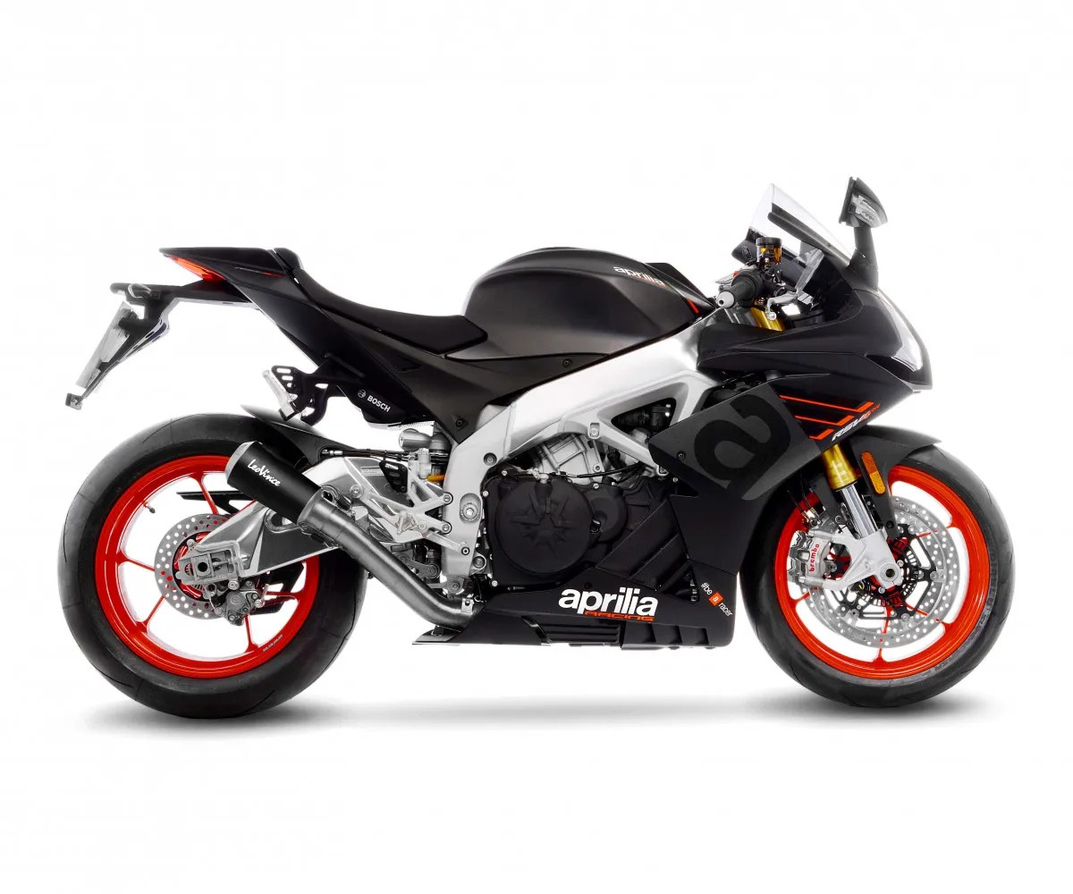 LeoVince Muffler exhaust LV-10 BLACK EURO 4 APRILIA RSV4 1000 RR 2019 2020
