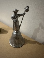 VINTAGE PILGER SANTIAGO [HEILIGER JAKOBUS SOHN DES ZEBEDEUS] ALTAR TISCH STATUE GLOCKE