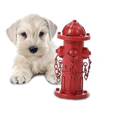7.8" H Metal Potty Training Fire Hydrant for Dogs to Pee On, Vintage Small Dog