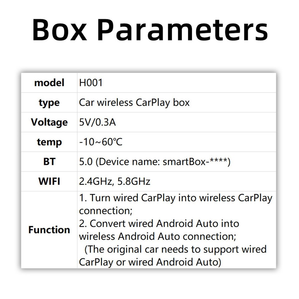 Carplay Android System Box Car Wireless Carplay Box Carplay Converter Box Android Auto Adapter ...