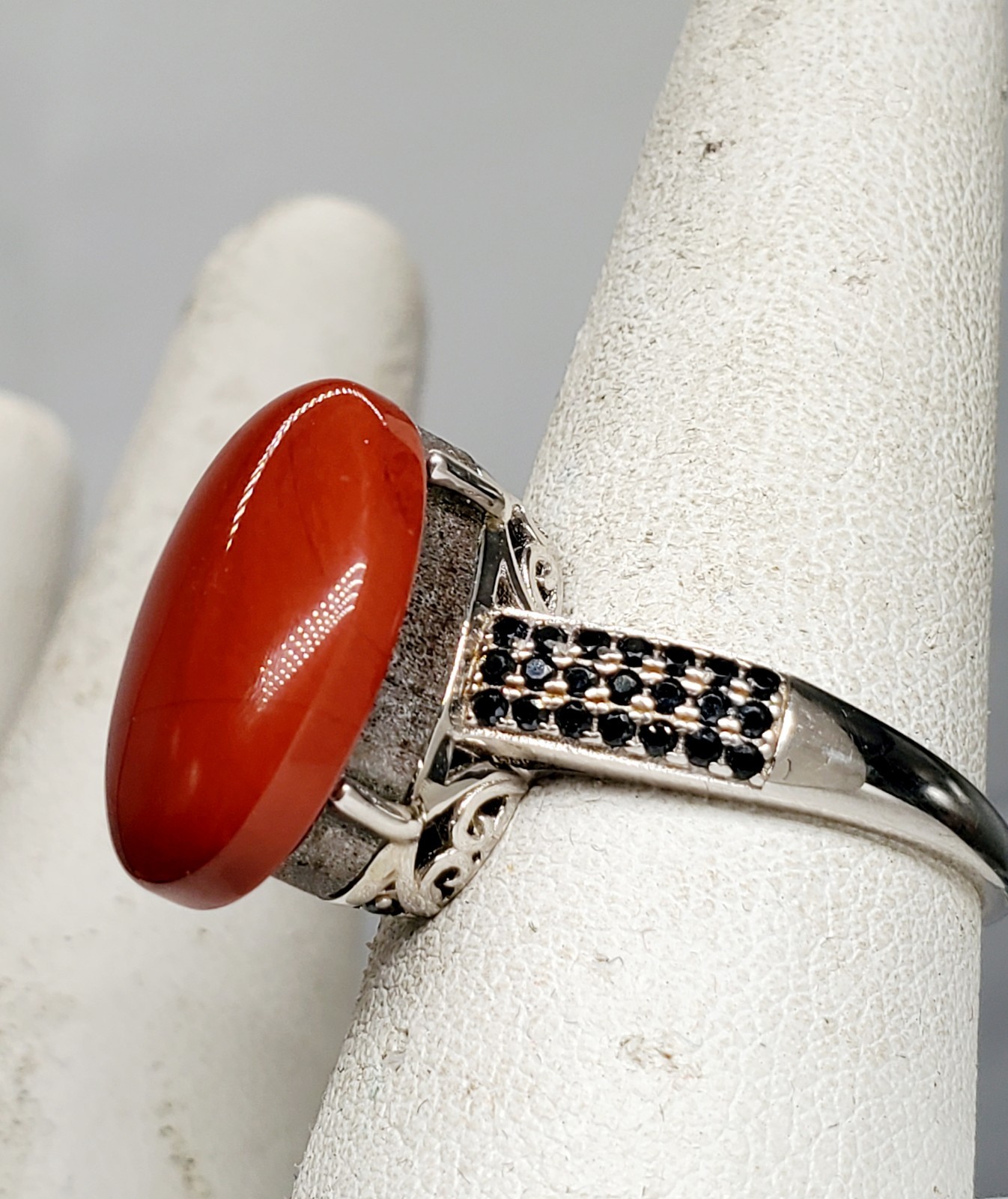 Interchangeable Gemstone Sterling Silver Signed D… - image 10