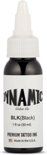 Dynamic 1Oz Black Tattoo Ink - Bold, Long-Lasting Color for Artists