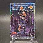 2023-24 Panini NBA Hoops Premium Stock-City Edition Disco Prizm #15 LeBron James
