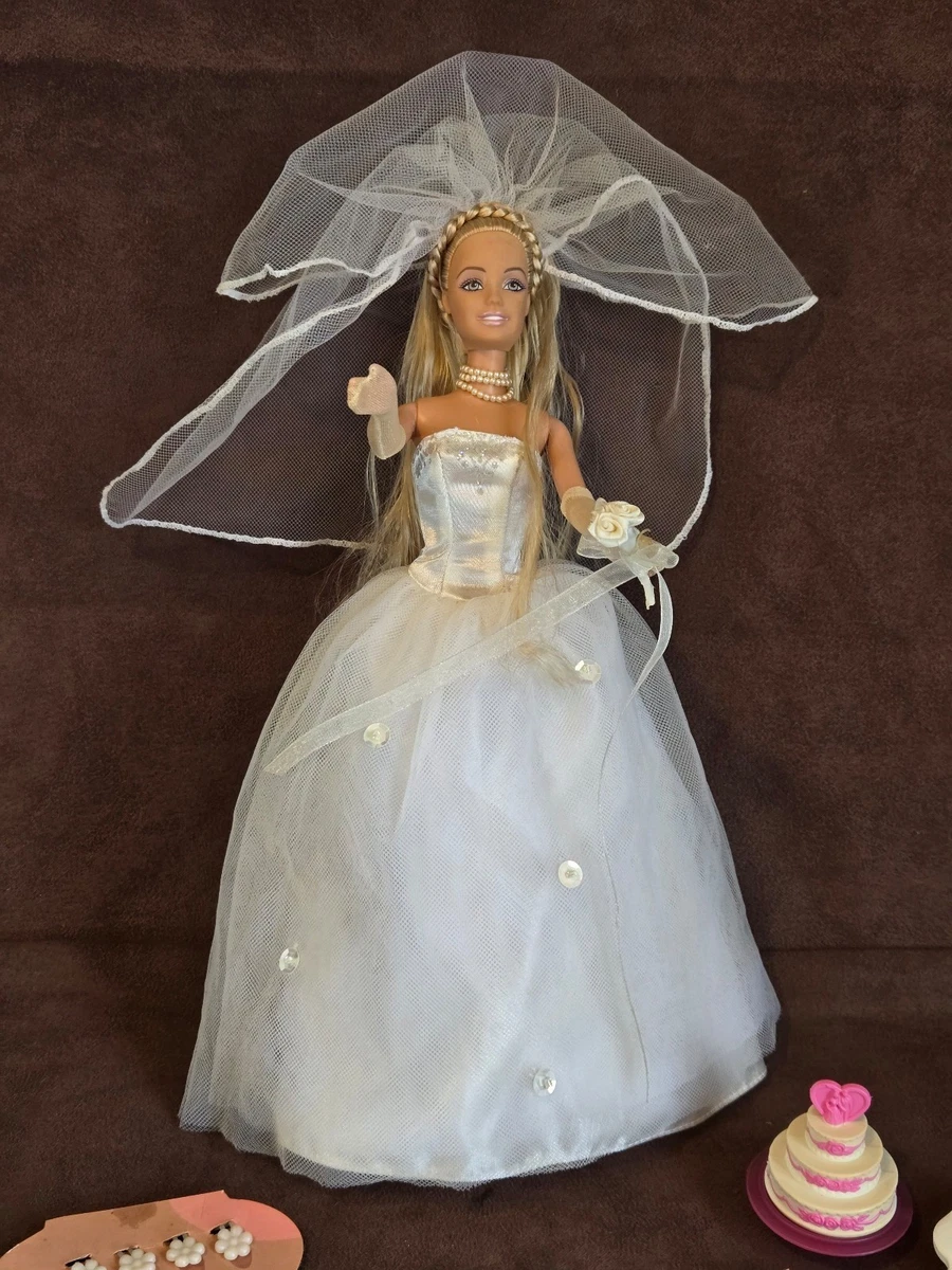 Mattel Barbie 2004 Year Manufactured Bridal Barbie Dolls & Doll