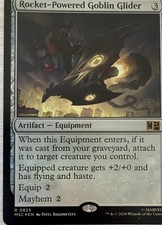 Rocket-Powered Goblin Glider Commander: Marvel Super Heroes Foil Mtg M/Nm Rare