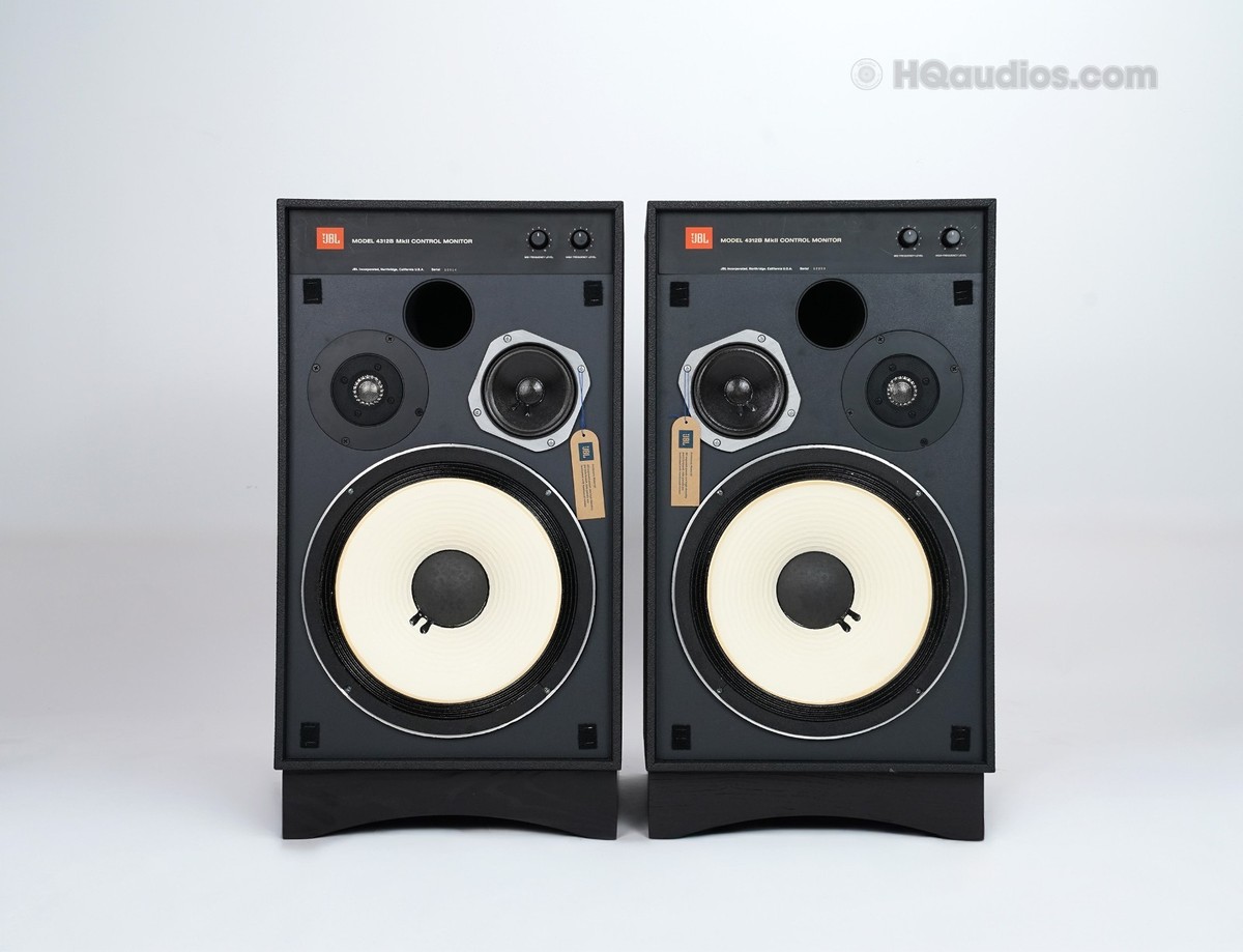 JBL 4312B MK2 CONTROL MONITOR ペア JBL 4312B MKII Studio Monitor Speakers –Fully Restored –1-Year WRT