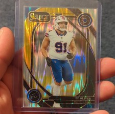 Panini 2024 Select Ed Oliver #254 Buffalo Bills Prizm Club Level Football Card