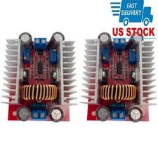 2-Pack 400W 15A DC-DC Step-Up Boost Voltage Converter Power Supply Module