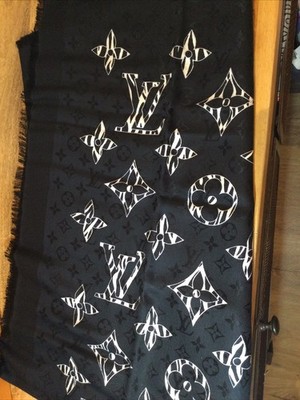 Louis Vuitton Classic Scarf Giant Monogram Zebra   Limited Edition Tuch 