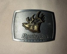 LK06198 NEW VINTAGE 1986 REMINGTON COUNTRY BUGLING ELK BELT BUCKLE