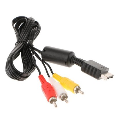 1,8 m langes Komponenten Audio Video Kabel mit 3 RCA AV Kabeln für die PS2